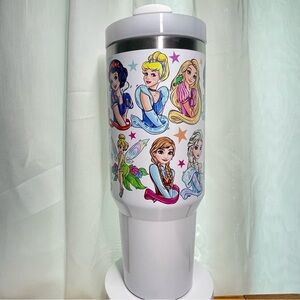 NEW Disney Princess 40 oz Tumbler Double wall stainless travel office 40oz cups